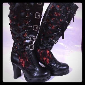 Demonia black boots
